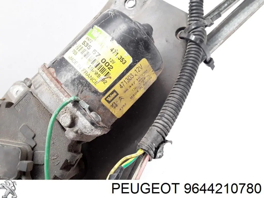 9644210780 Peugeot/Citroen motor del limpiaparabrisas del parabrisas