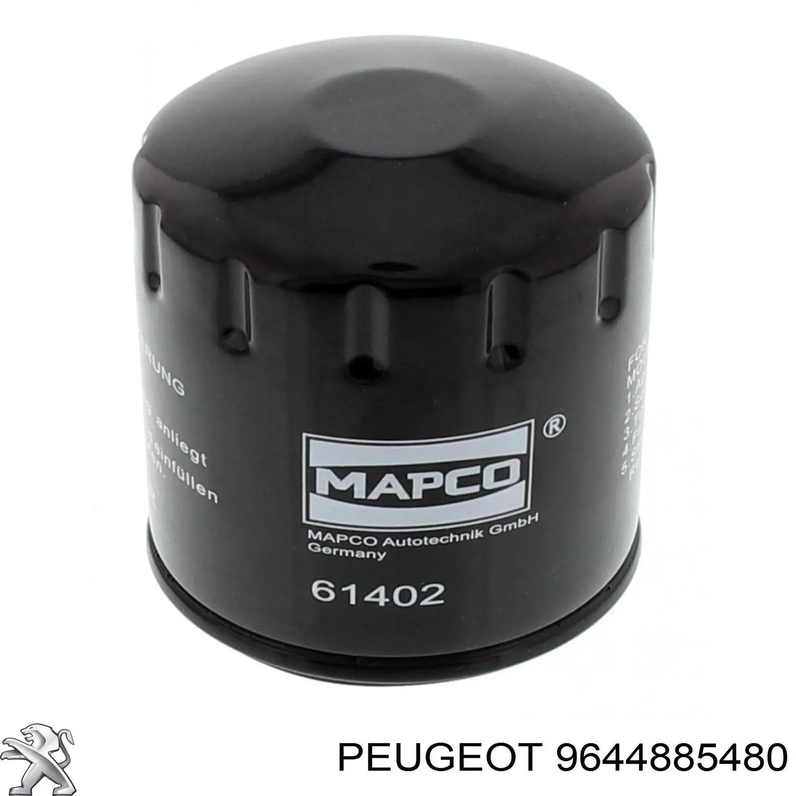 9644885480 Peugeot/Citroen filtro de aceite