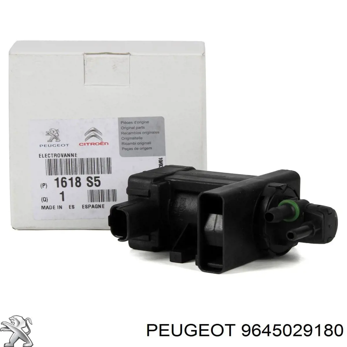 Comprar 9645029180 Peugeot/Citroen Válvula solenoide de control de presión de sobrealimentación