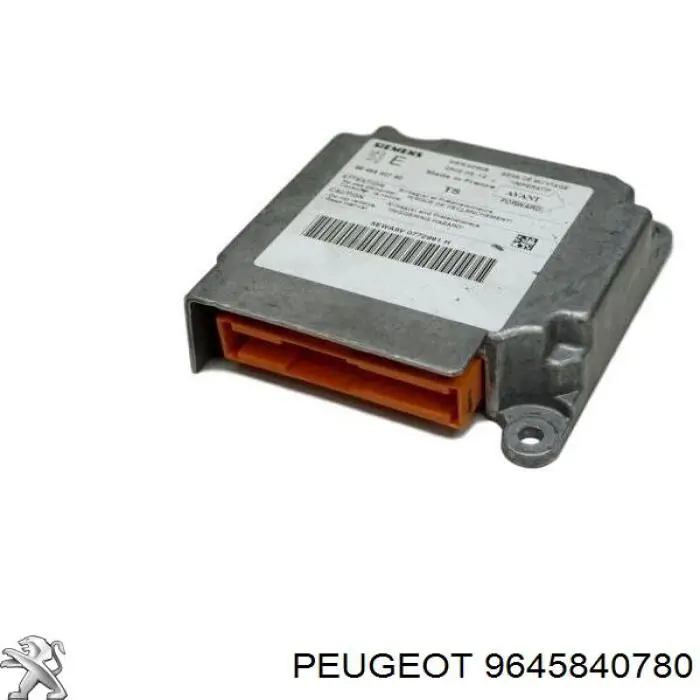 9645840780 Peugeot/Citroen procesador del modulo de control de airbag