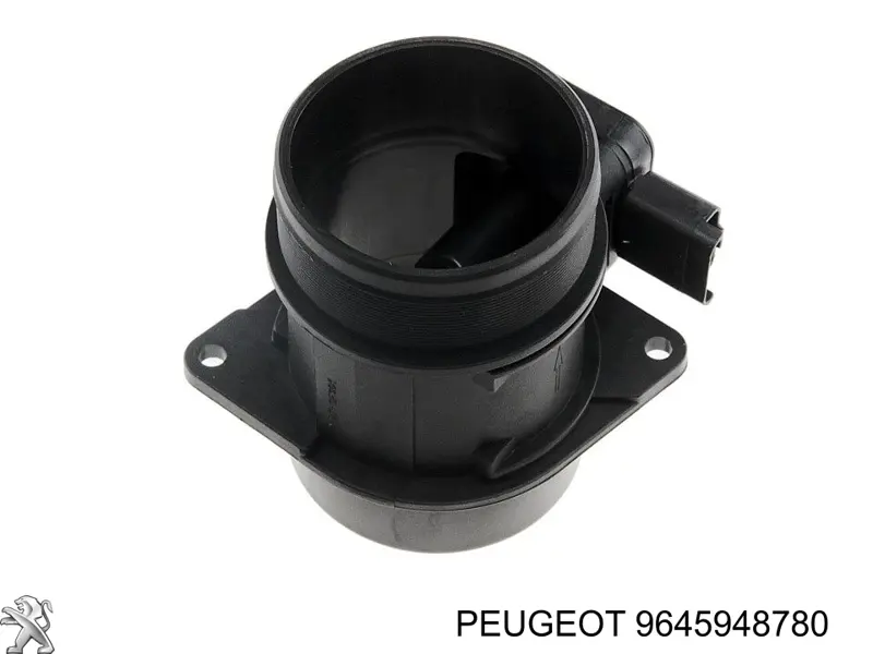 9645948780 Peugeot/Citroen sensor de flujo de aire/medidor de flujo (flujo de aire masibo)