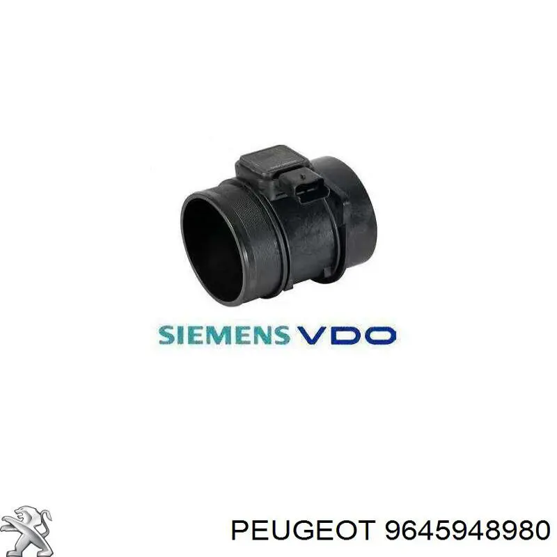 Medidor de flujo de aire Peugeot/Citroen 9645948980 precio, desde 50,23 EUR