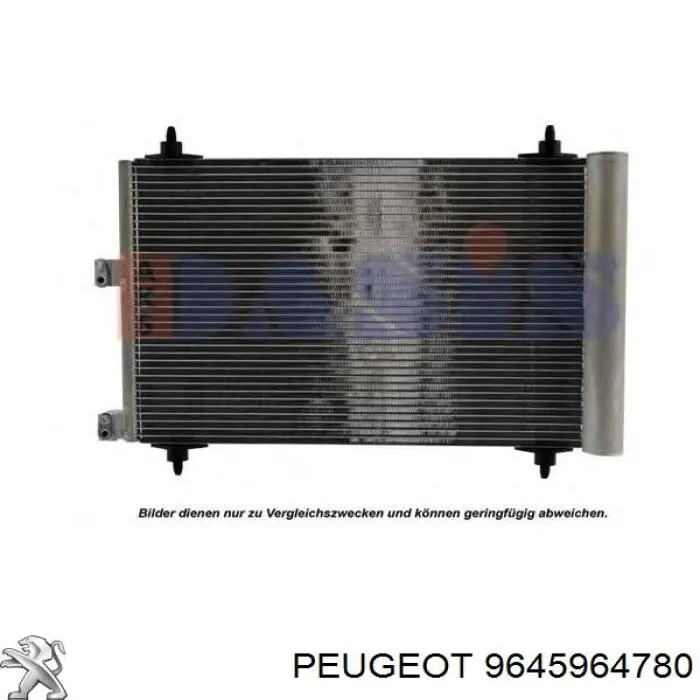 Comprar 9645964780 Peugeot/Citroen Condensador de aire acondicionado