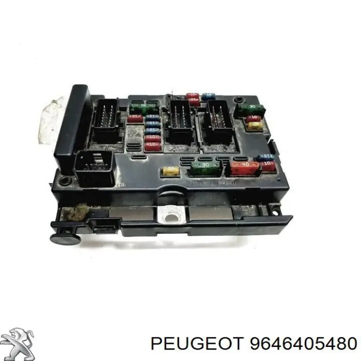 9646405480 Peugeot/Citroen Caja de fusibles trasera interior