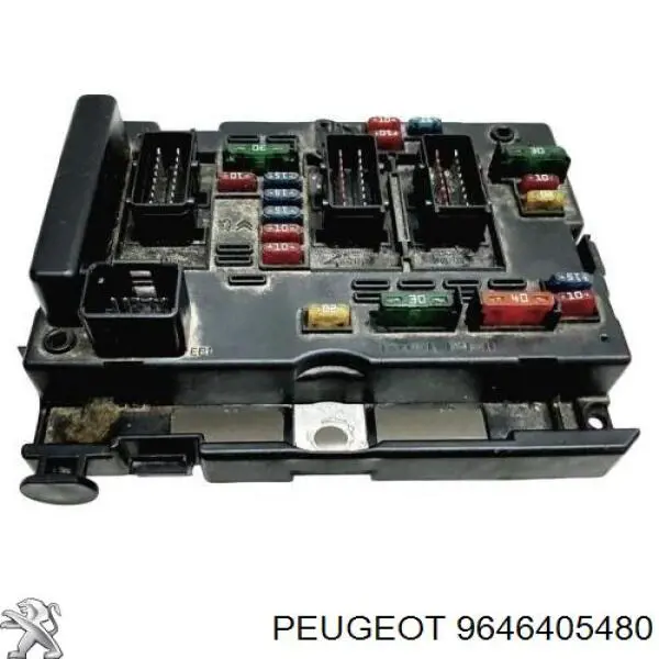Caja de fusibles trasera interior 9646405480 Peugeot/Citroen
