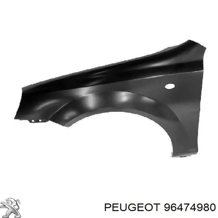 96474980 Peugeot/Citroen guardabarros delantero izquierdo