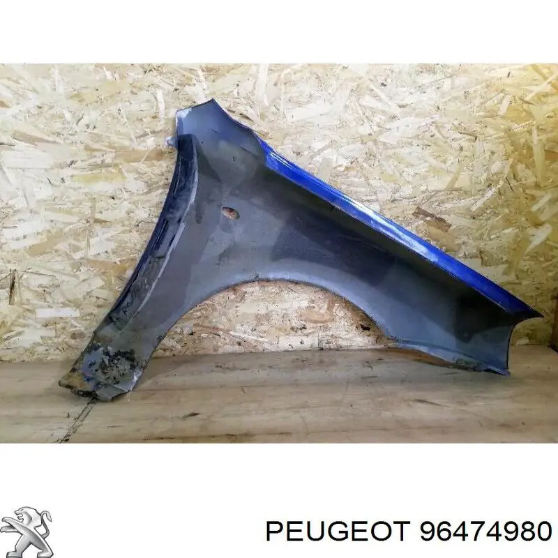 Aleta delantera izquierda 96474980 Peugeot/Citroen