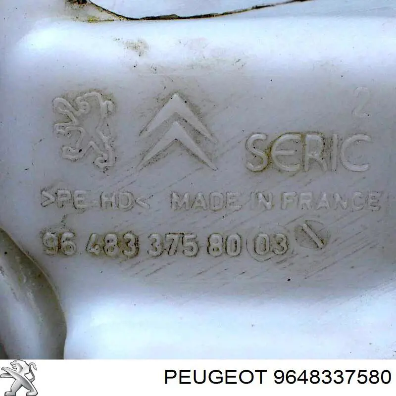 Deposito del lavaparabrisas Peugeot/Citroen 9648337580 precio, desde 33,40 EUR