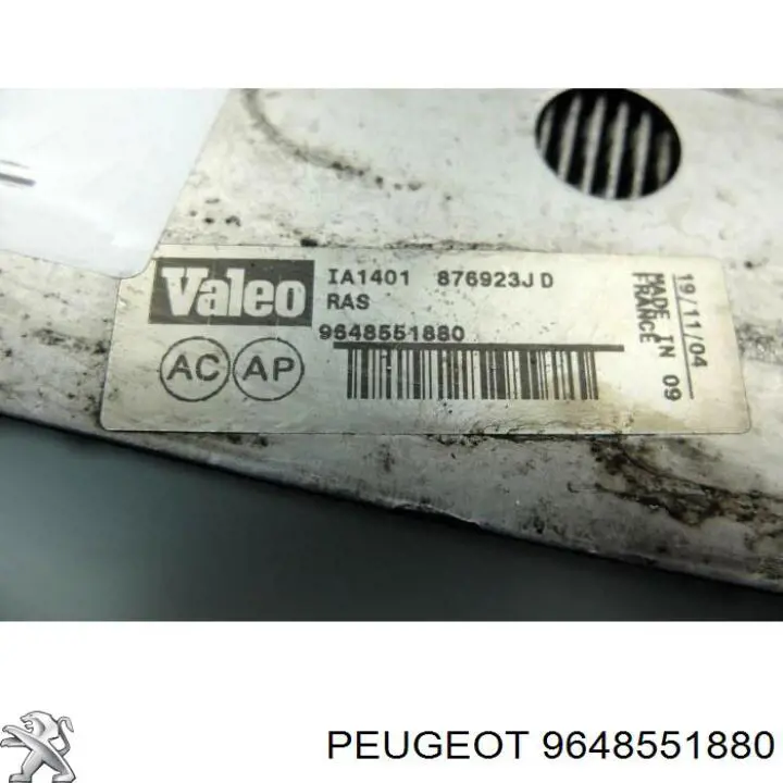 Comprar 9648551880 Peugeot/Citroen Turbo intercooler