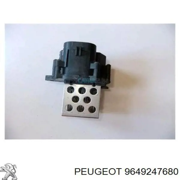 9649247680 Peugeot/Citroen control de velocidad de el ventilador de enfriamiento (unidad de control)