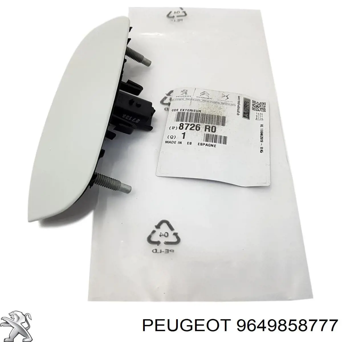 Comprar 9649858777 Peugeot/Citroen Tirador de puerta de maletero exterior