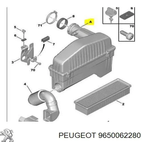 9650062280 Peugeot/Citroen