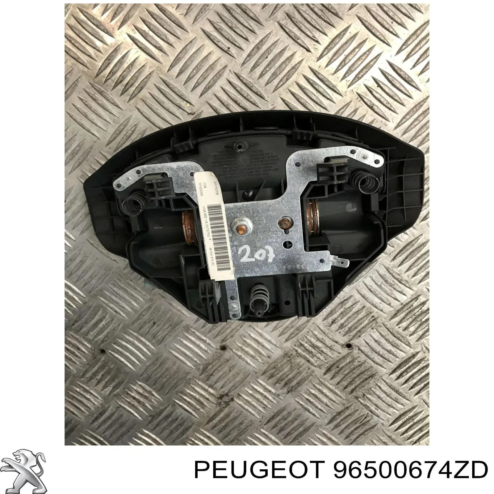 96500674ZD Peugeot/Citroen airbag del conductor