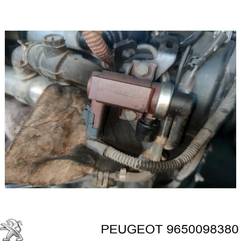 Válvula de solenoide de control de mariposa EGR 9650098380 Peugeot/Citroen