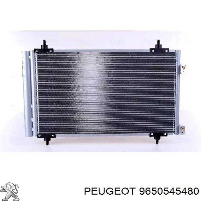 9650545480 Peugeot/Citroen condensador aire acondicionado