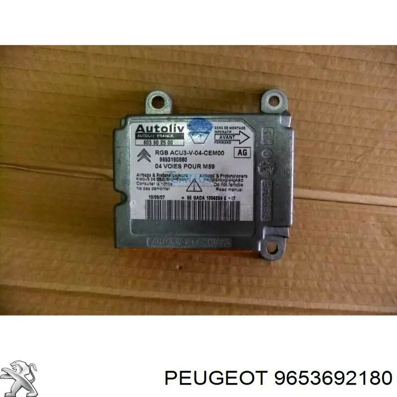 9653692180 Peugeot/Citroen radiador refrigeración del motor