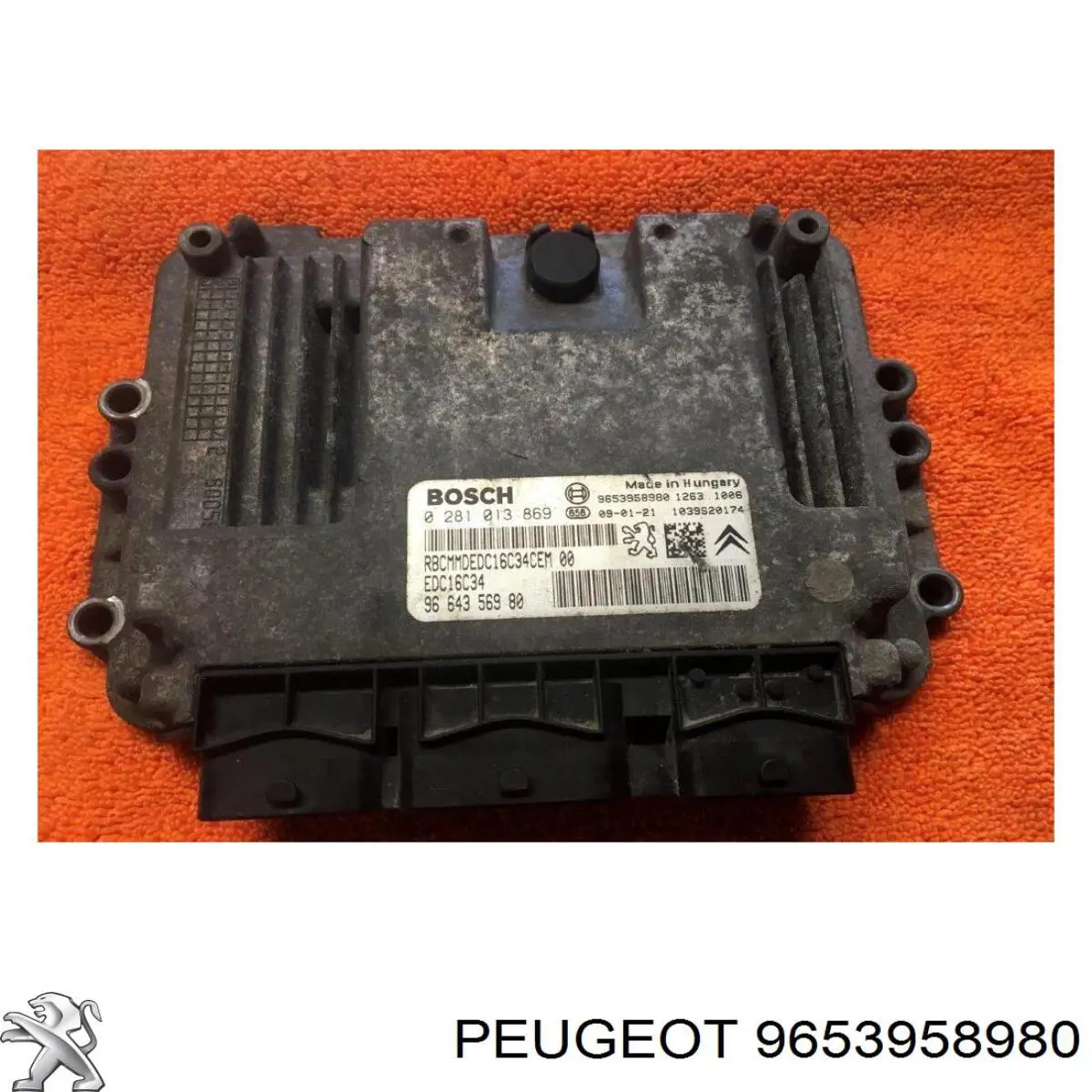 Comprar 9653958980 Peugeot/Citroen ECU