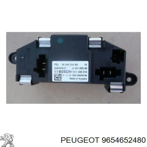 9654652480 Peugeot/Citroen Calentador eléctrico de aire para el sistema de calefacción del habitáculo