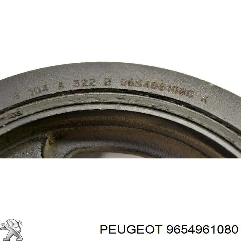 9654961080 Peugeot/Citroen polea, cigüeñal