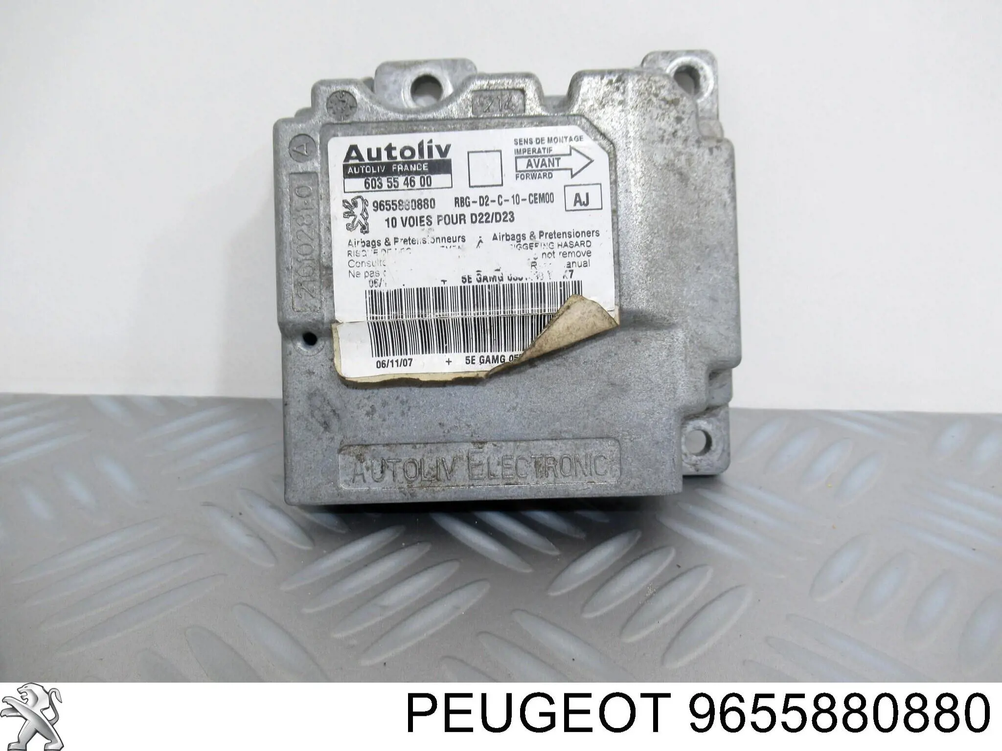 Comprar 9655880880 Peugeot/Citroen Módulo de control de airbag