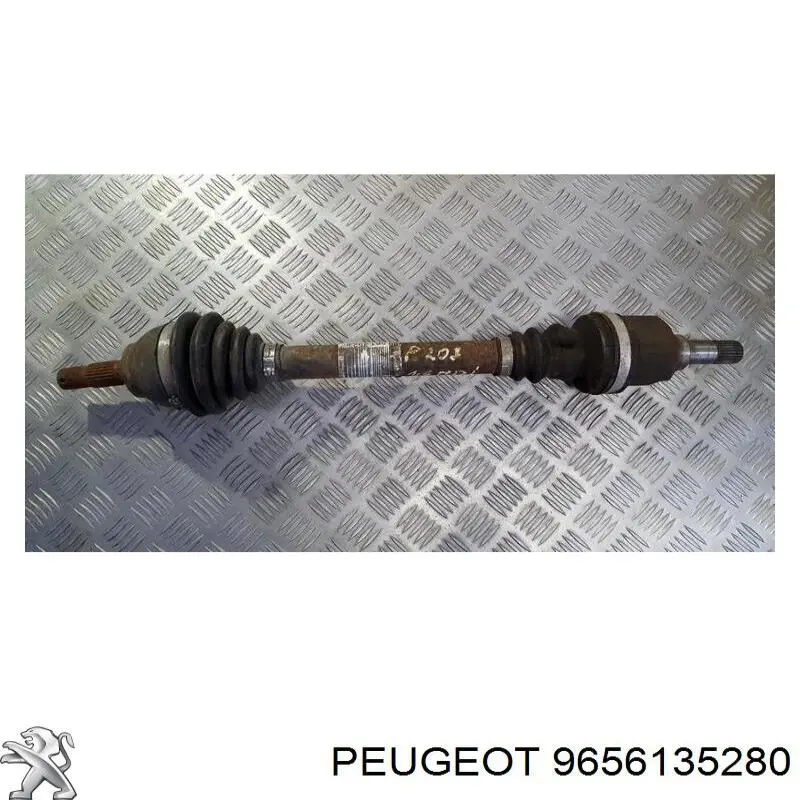 Semieje delantero izquierdo Peugeot/Citroen 9656135280 precio, desde 42,11 EUR