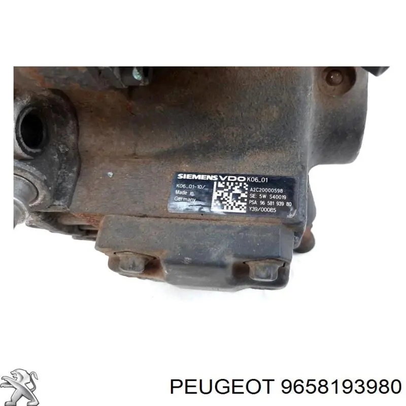 9658193980 Peugeot/Citroen bomba inyectora