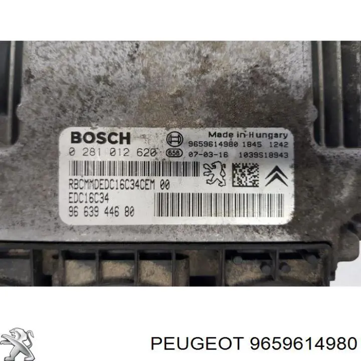 Comprar 9659614980 Peugeot/Citroen ECU