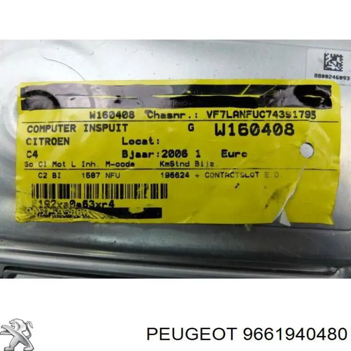  Peugeot/Citroen 9661940480 precio, desde 49,37 EUR