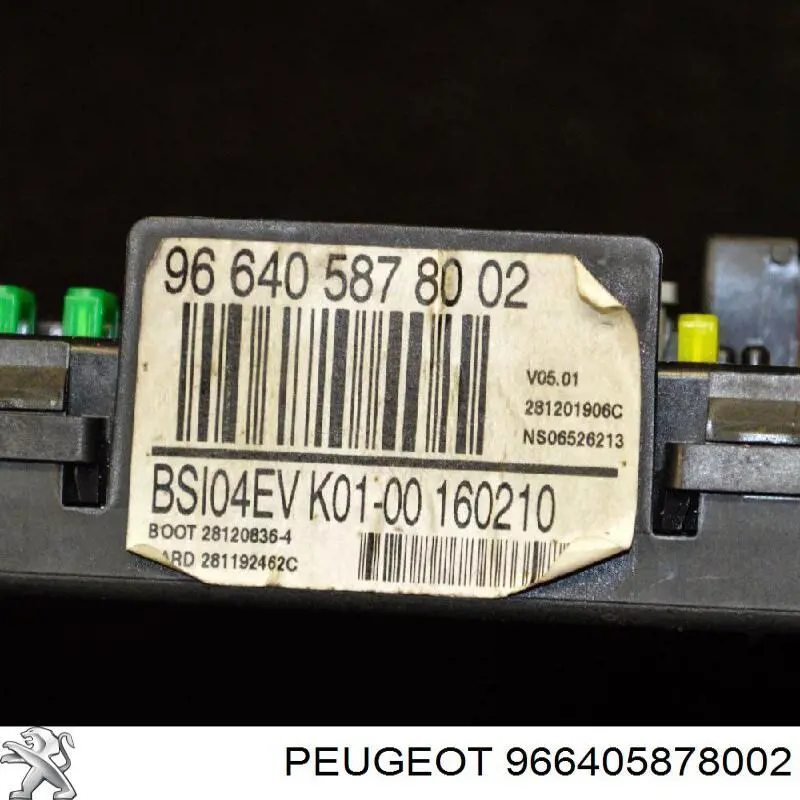 966405878002 Peugeot/Citroen Caja de relés y fusibles