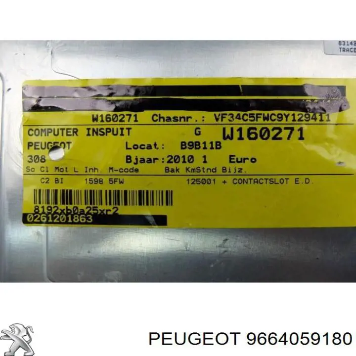  Peugeot/Citroen 9664059180 precio, desde 92,93 EUR