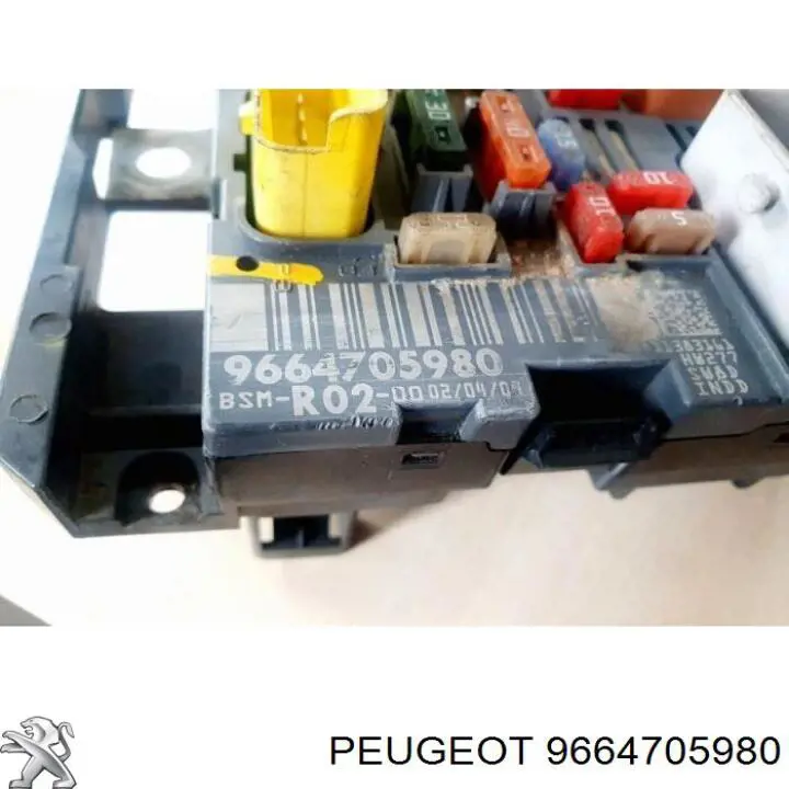 Caja fusibles Peugeot/Citroen 9664705980 precio, desde 142,30 EUR