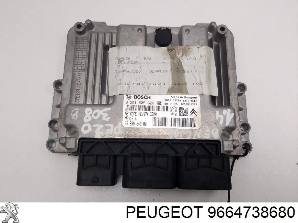 Módulo de control del motor Peugeot/Citroen 9664738680