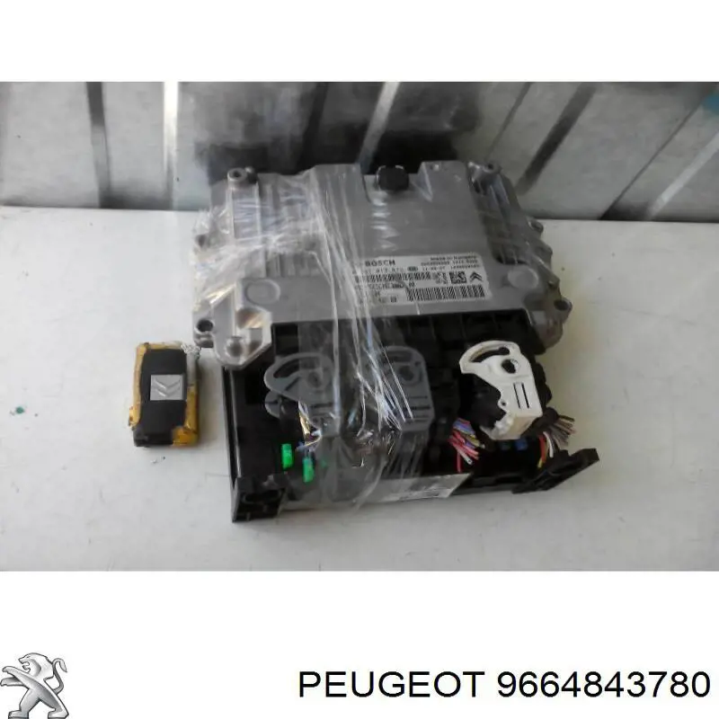 9664843780 Peugeot/Citroen módulo de control del motor (ecu)