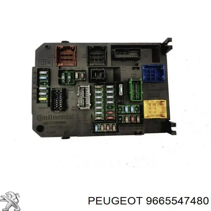 9665547480 Peugeot/Citroen Caja de relés y fusibles