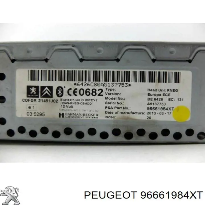  Peugeot/Citroen 96661984XT precio, desde 222,16 EUR