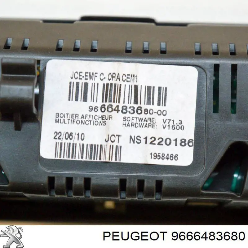 Pantalla multifunción Peugeot/Citroen 9666483680 precio, desde 107,45 EUR