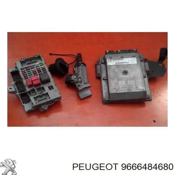 9666484680 Peugeot/Citroen módulo de control del motor (ecu)