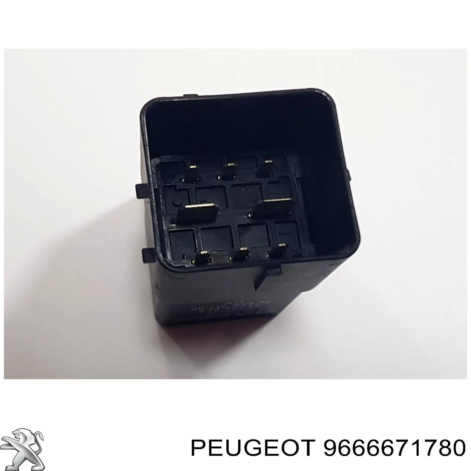 9666671780 Peugeot/Citroen relé de bujía de precalentamiento