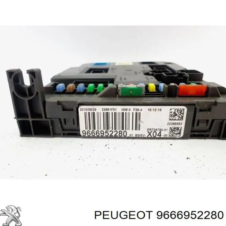 Comprar 9666952280 Peugeot/Citroen Caja de fusibles trasera interior