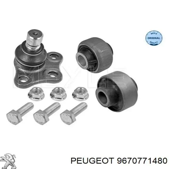 Brazo inferior derecho de la suspensión delantera Peugeot/Citroen 9670771480 precio, desde 53,07 EUR