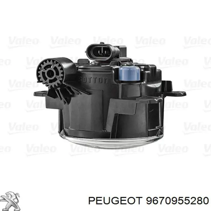 9670955280 Peugeot/Citroen Luz antiniebla