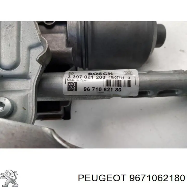 Comprar 9671062180 Peugeot/Citroen Trapezoide de limpiaparabrisas izquierdo
