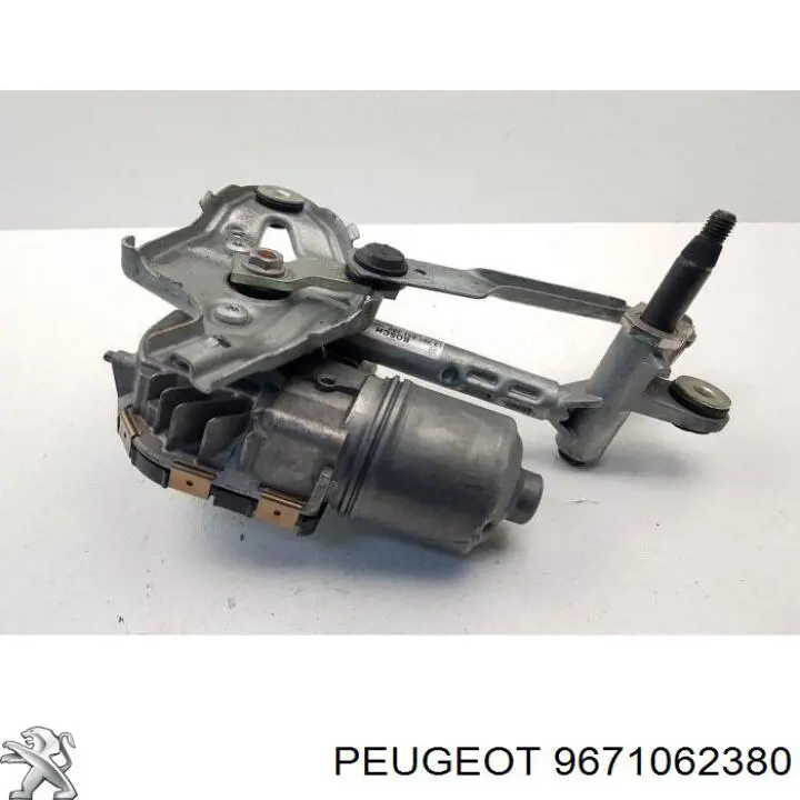 Trapezoide del limpiaparabrisas derecho 9671062380 Peugeot/Citroen
