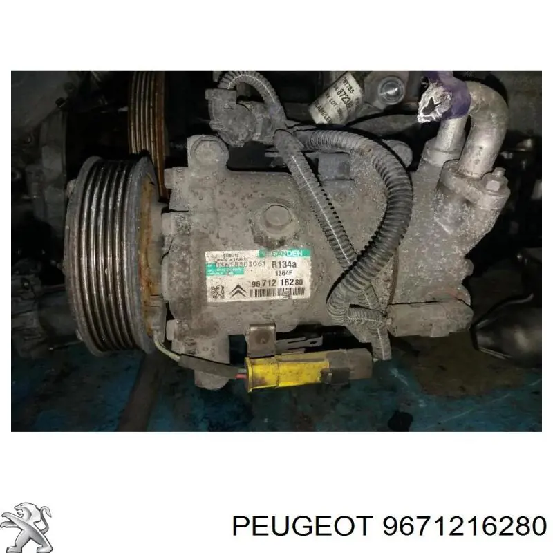 9671216280 Peugeot/Citroen compresor de aire acondicionado