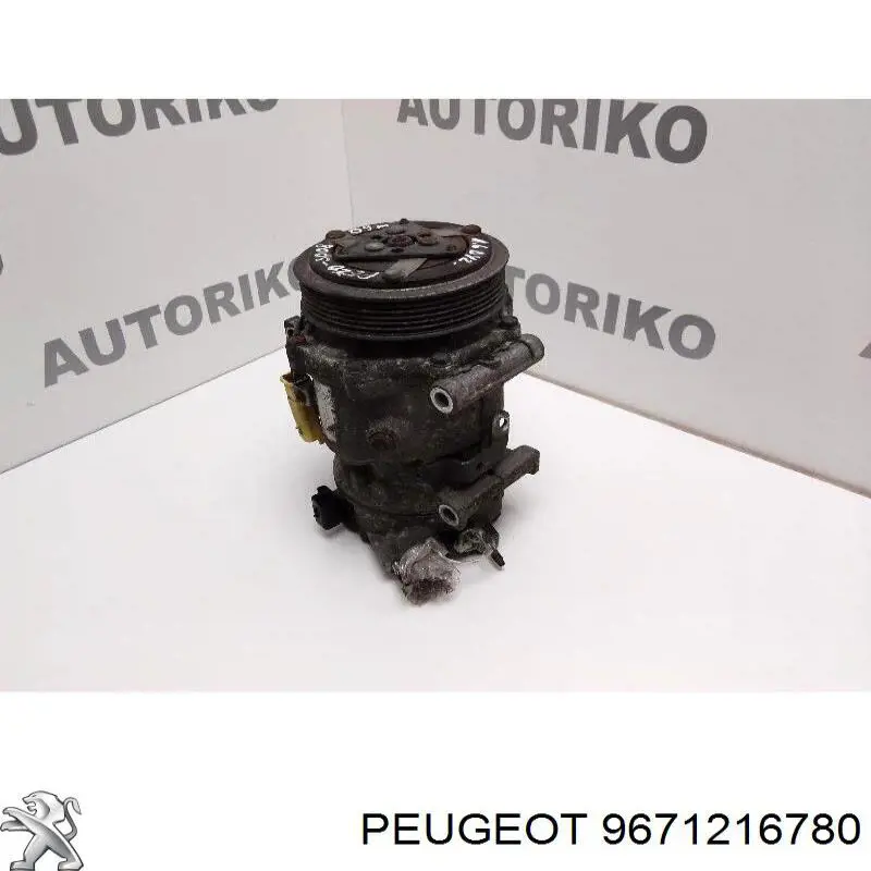 9671216780 Peugeot/Citroen compresor de aire acondicionado