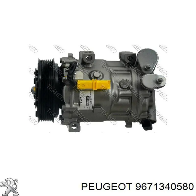 9671340580 Peugeot/Citroen compresor de aire acondicionado