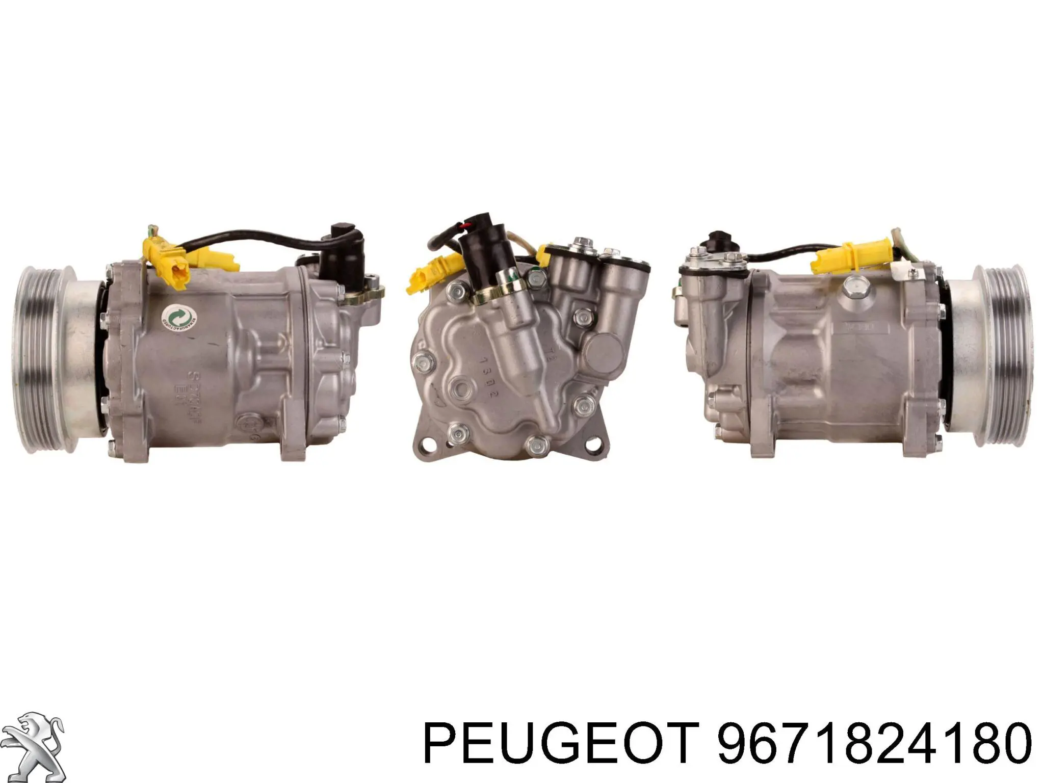 9671824180 Peugeot/Citroen compresor de aire acondicionado