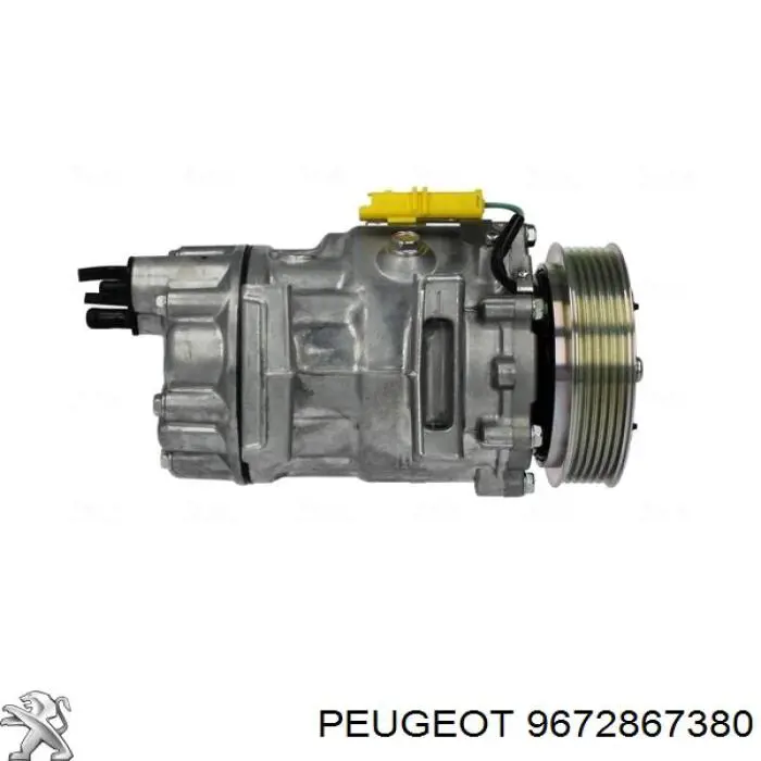 9672867380 Peugeot/Citroen compresor de aire acondicionado