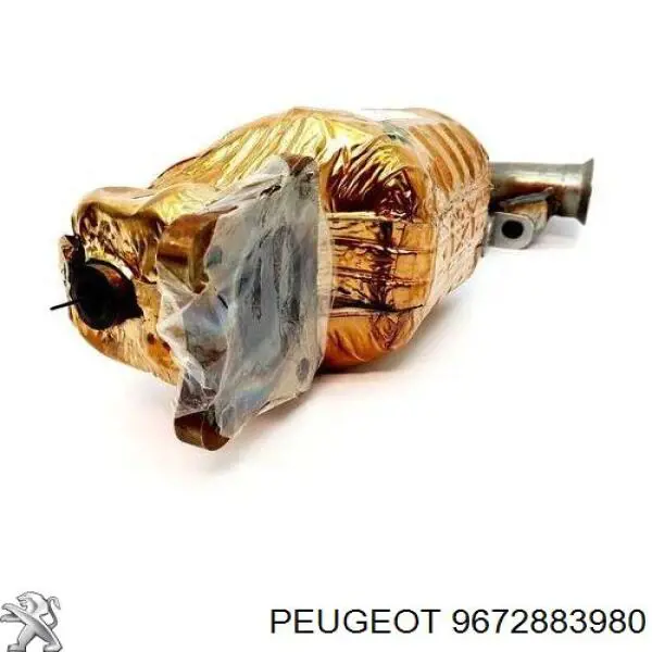 Catalizador 9672883980 Peugeot/Citroen