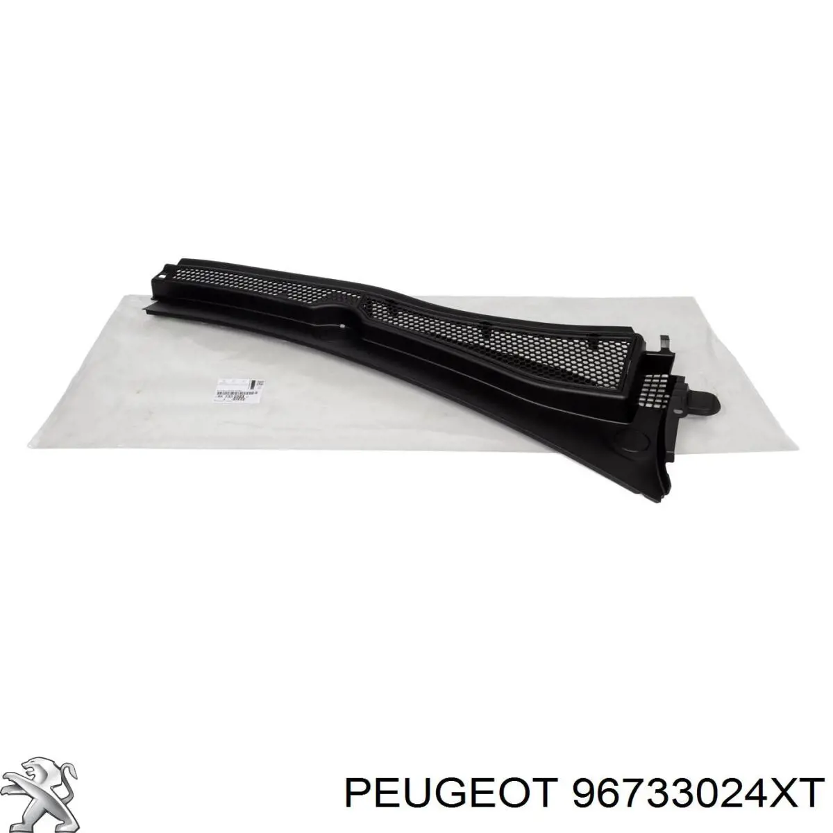 96733024XT Peugeot/Citroen Rejilla izquierda de limpiaparabrisas